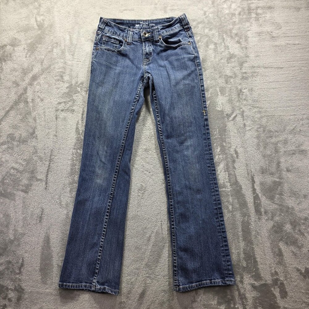 Cowgirl Tuff Co Just Tuff Jeans Womens 24x31 Blue Denim Bootcut Western Stretch